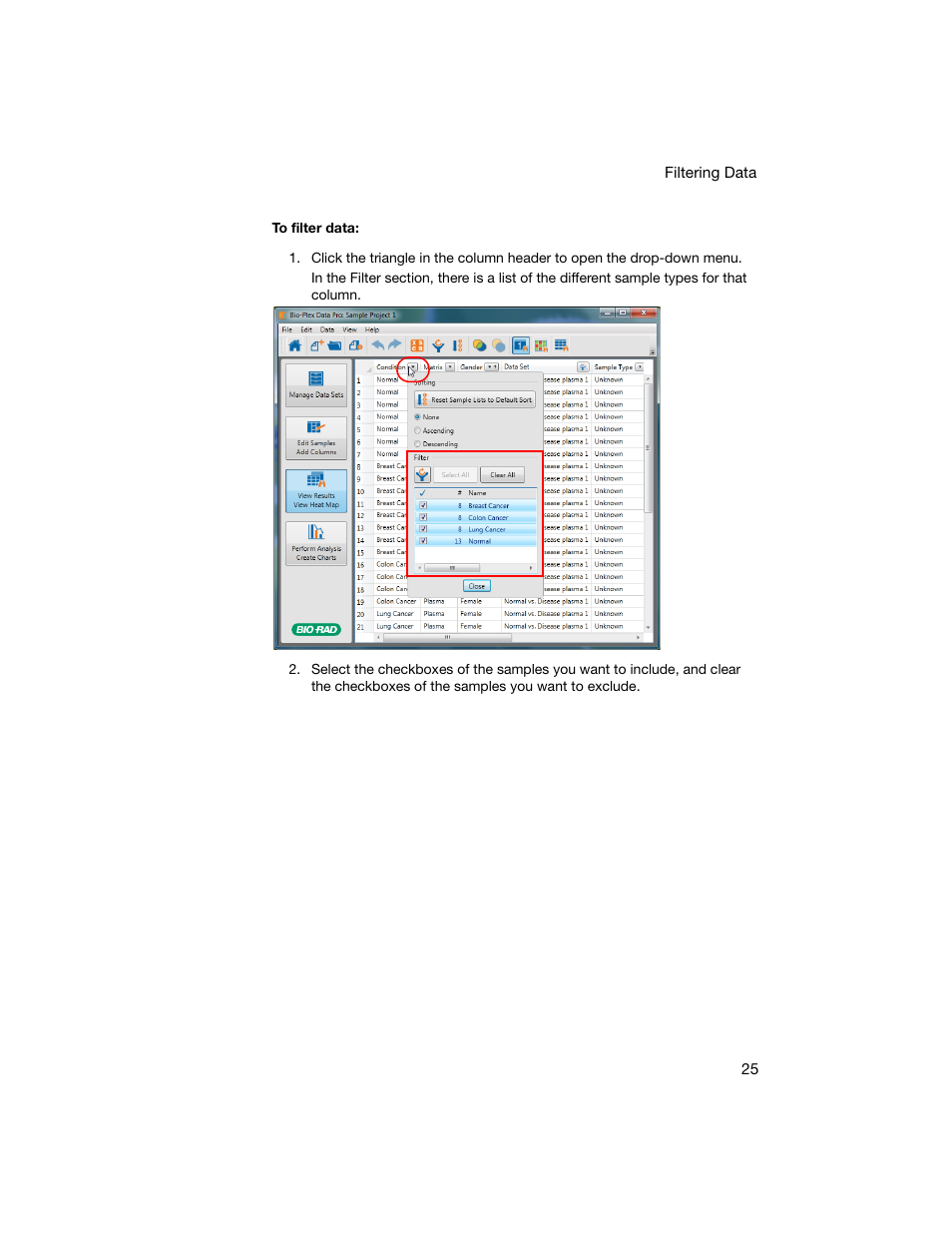 Bio-Rad Bio-Plex Data Pro™ Software User Manual | Page 29 / 74