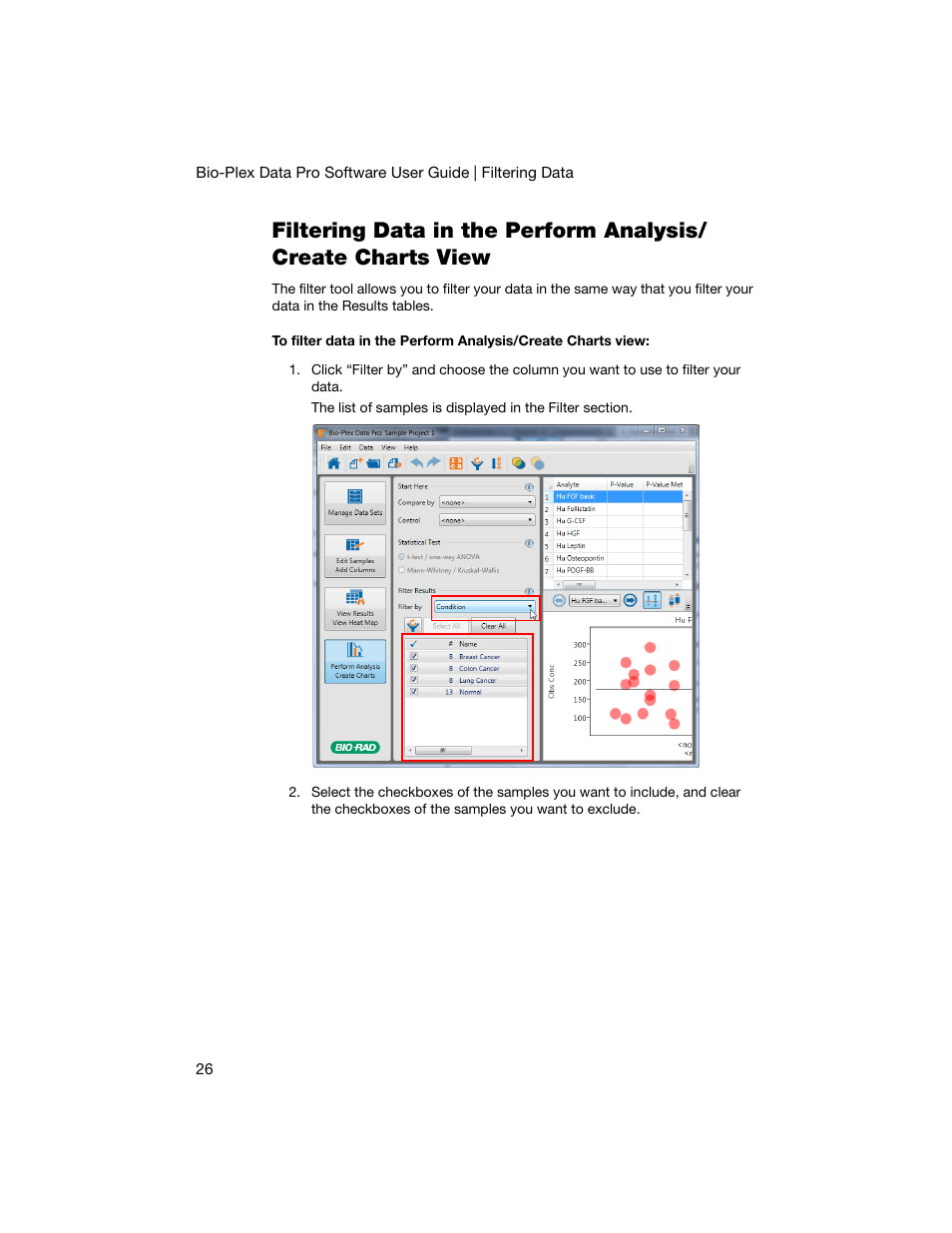 Bio-Rad Bio-Plex Data Pro™ Software User Manual | Page 30 / 74