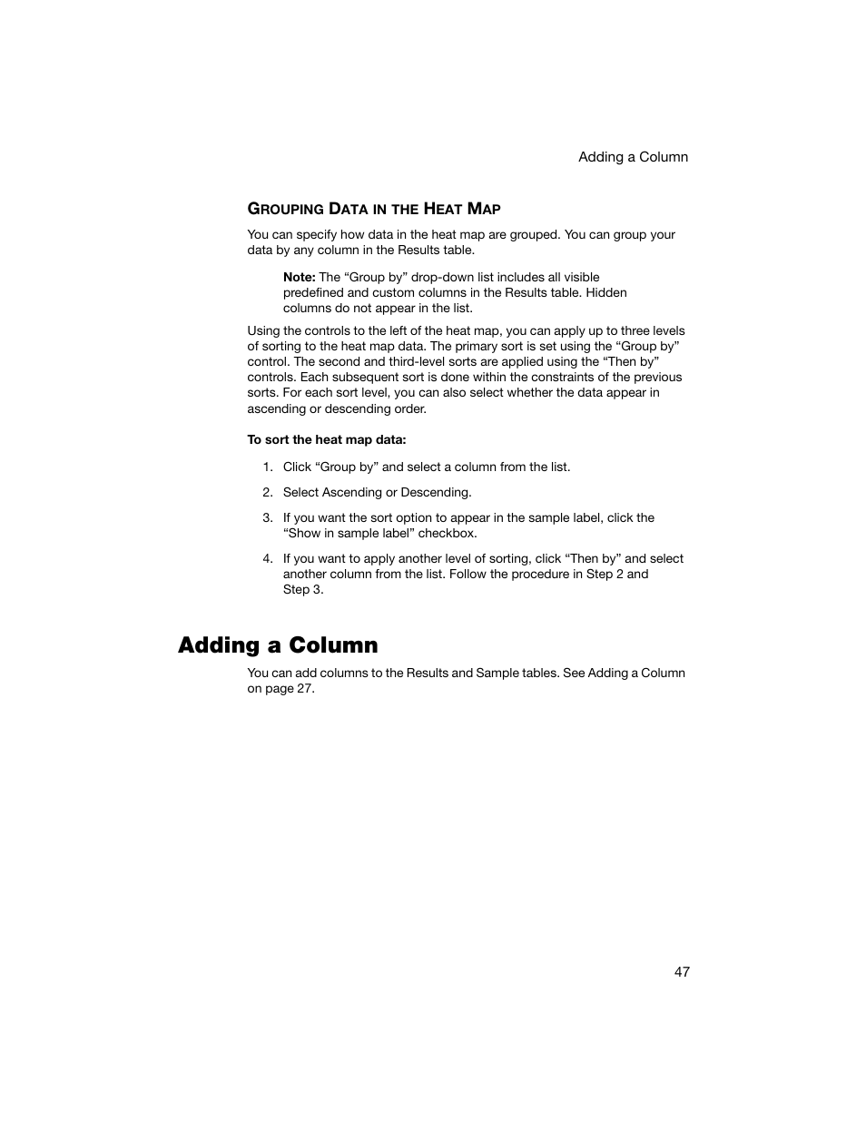 Adding a column | Bio-Rad Bio-Plex Data Pro™ Software User Manual | Page 51 / 74