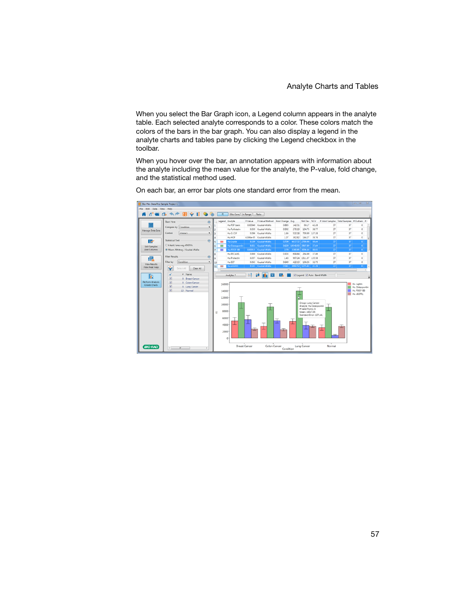 Bio-Rad Bio-Plex Data Pro™ Software User Manual | Page 61 / 74