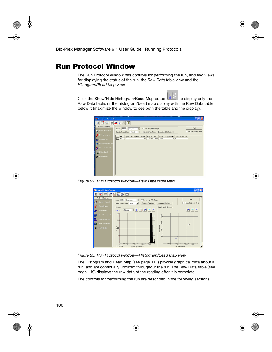 Run protocol window | Bio-Rad Bio-Plex Software® Upgrades and Conversions User Manual | Page 112 / 260