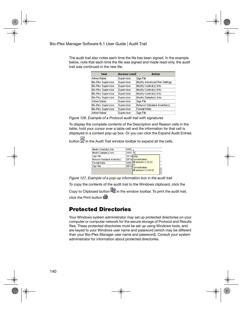 Protected directories | Bio-Rad Bio-Plex Software® Upgrades and Conversions User Manual | Page 152 / 260