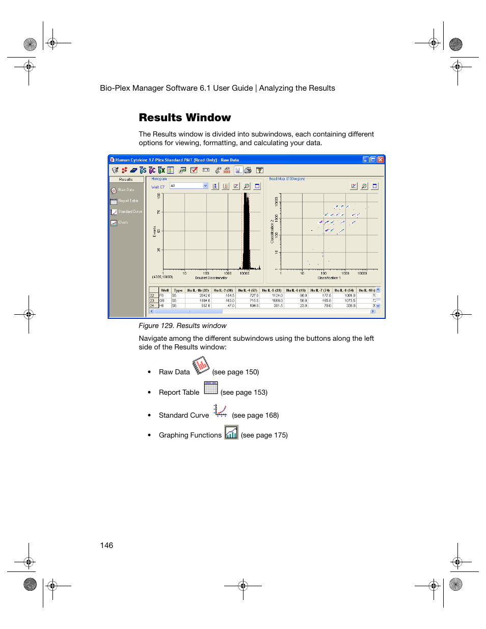 Results window | Bio-Rad Bio-Plex Software® Upgrades and Conversions User Manual | Page 158 / 260