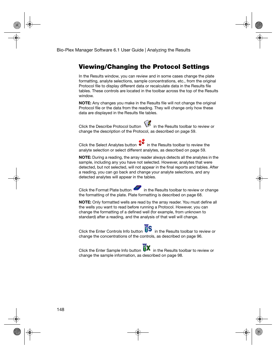 Viewing/changing the protocol settings | Bio-Rad Bio-Plex Software® Upgrades and Conversions User Manual | Page 160 / 260