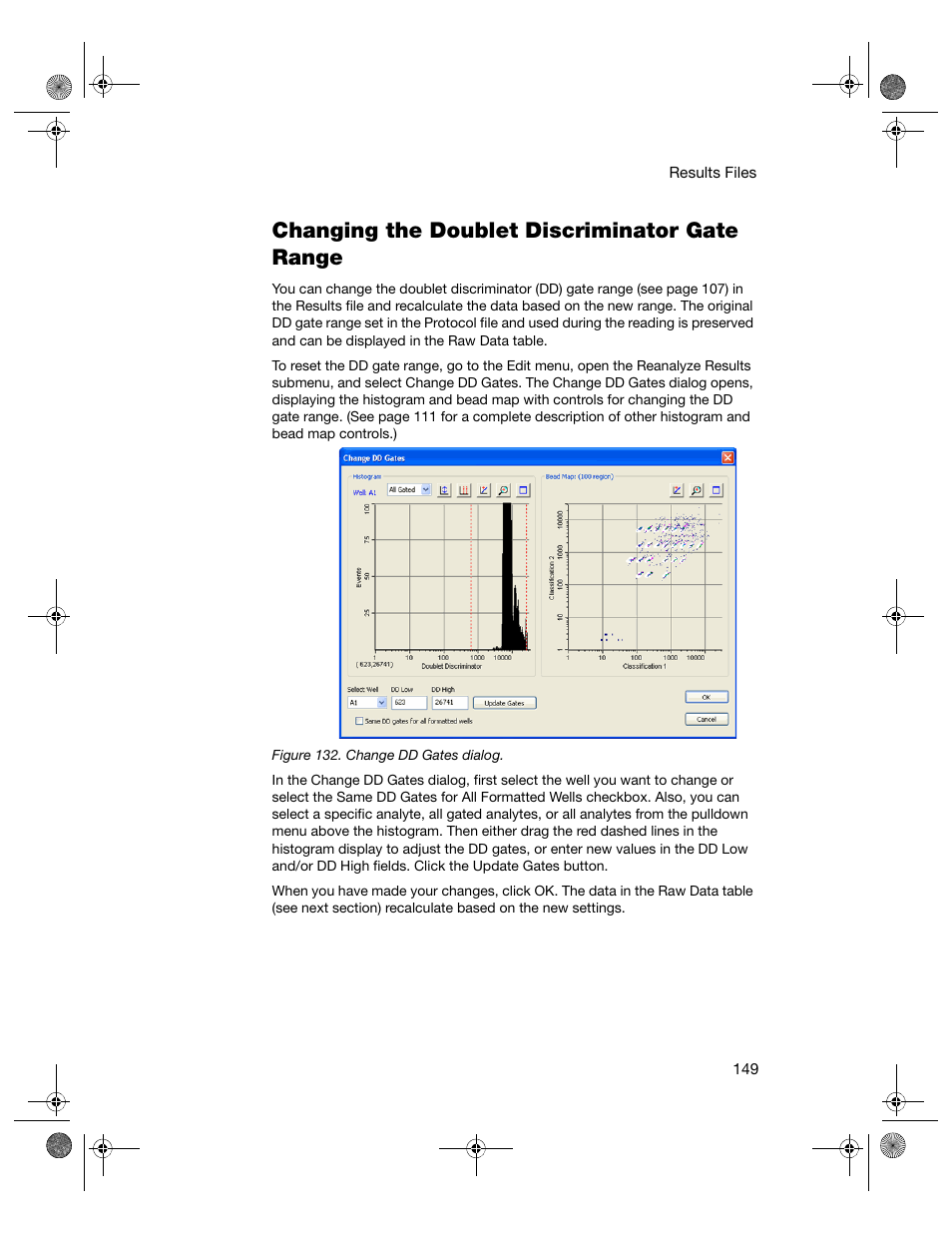 Changing the doublet discriminator gate range | Bio-Rad Bio-Plex Software® Upgrades and Conversions User Manual | Page 161 / 260