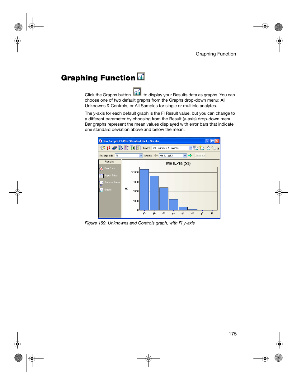 Graphing function | Bio-Rad Bio-Plex Software® Upgrades and Conversions User Manual | Page 187 / 260