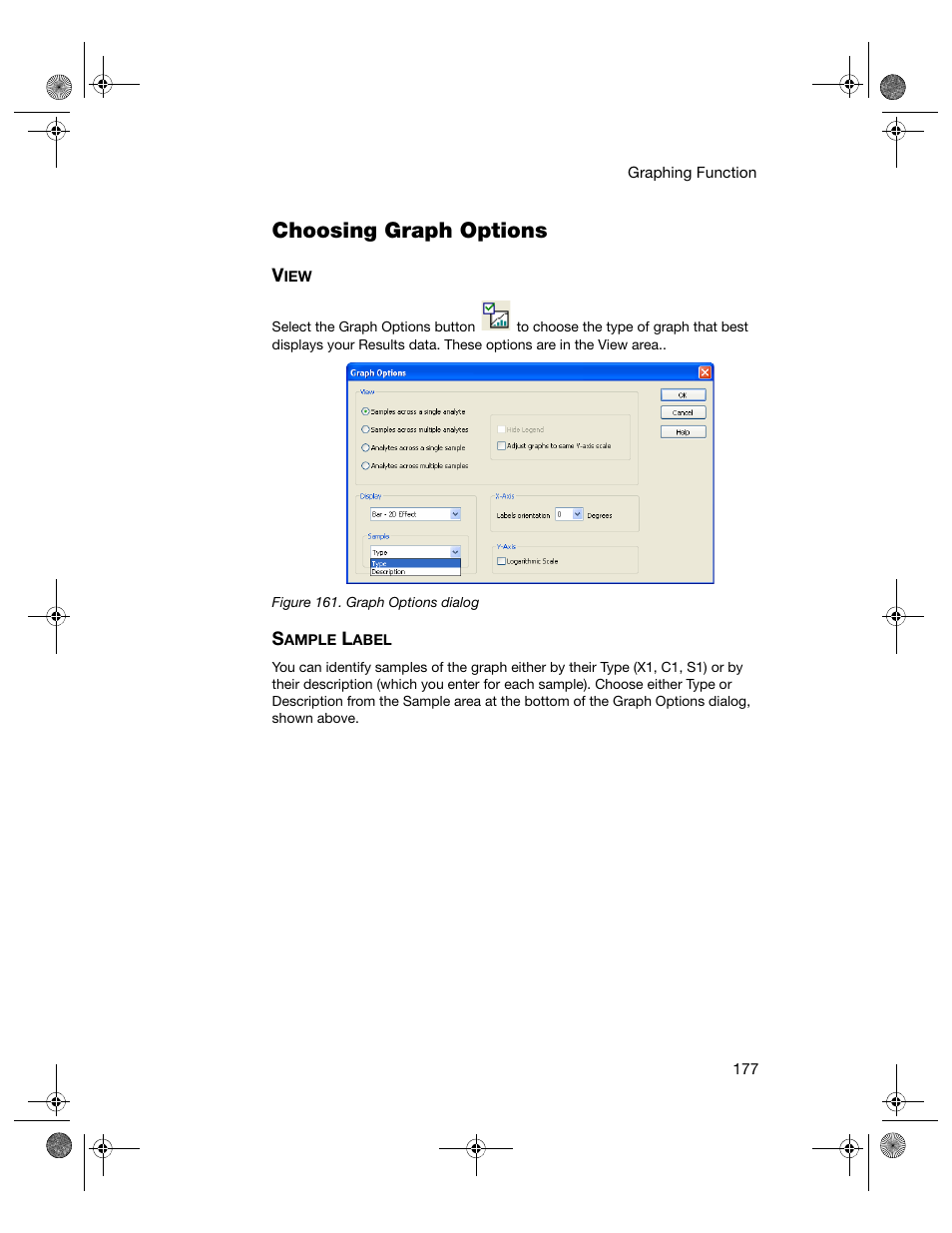 Choosing graph options | Bio-Rad Bio-Plex Software® Upgrades and Conversions User Manual | Page 189 / 260