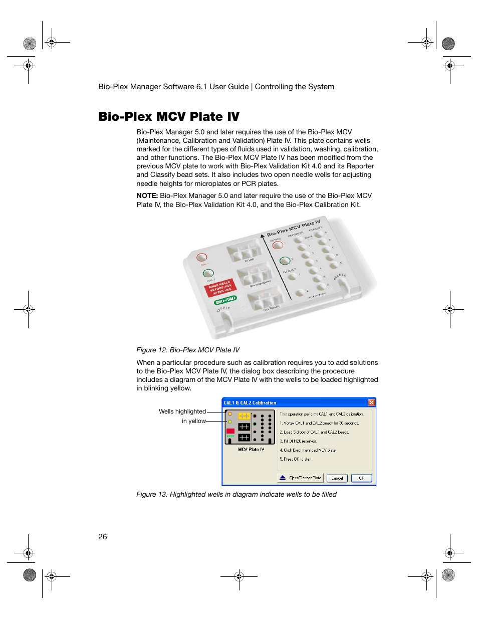Bio-plex mcv plate iv | Bio-Rad Bio-Plex Software® Upgrades and Conversions User Manual | Page 38 / 260