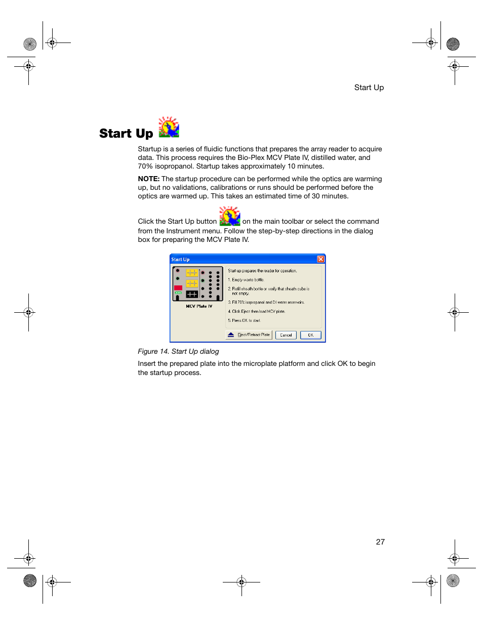 Start up | Bio-Rad Bio-Plex Software® Upgrades and Conversions User Manual | Page 39 / 260