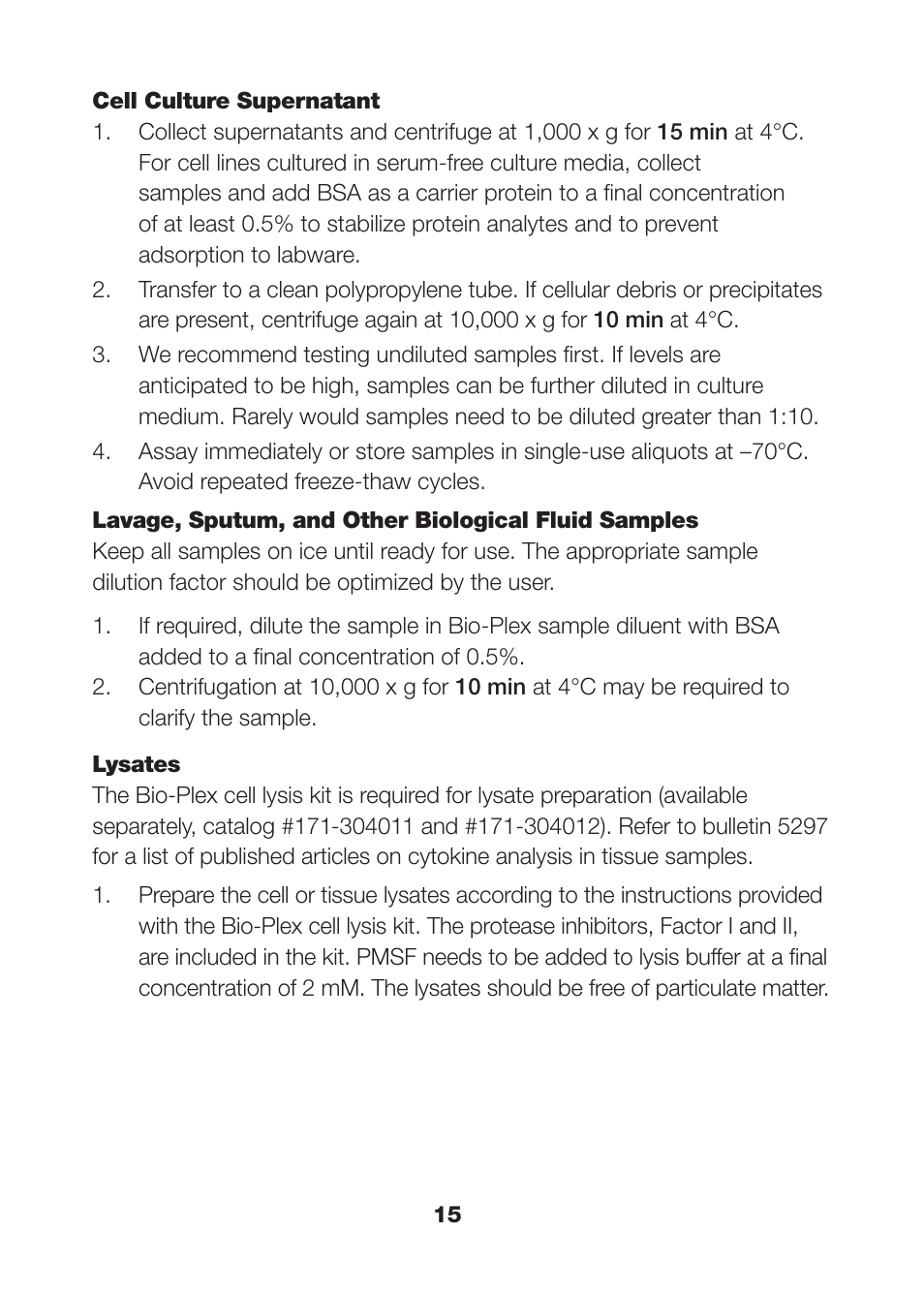 Bio-Rad Bio-Plex Pro™ Human Th17 Cytokine Assays User Manual | Page 17 / 42