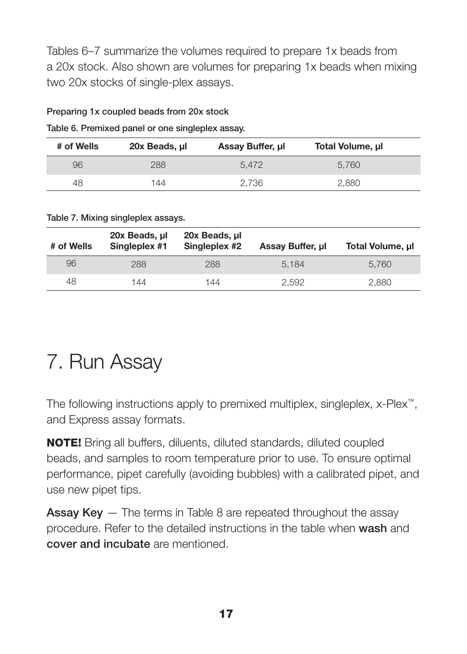 Run assay | Bio-Rad Bio-Plex Pro™ Human Th17 Cytokine Assays User Manual | Page 19 / 42