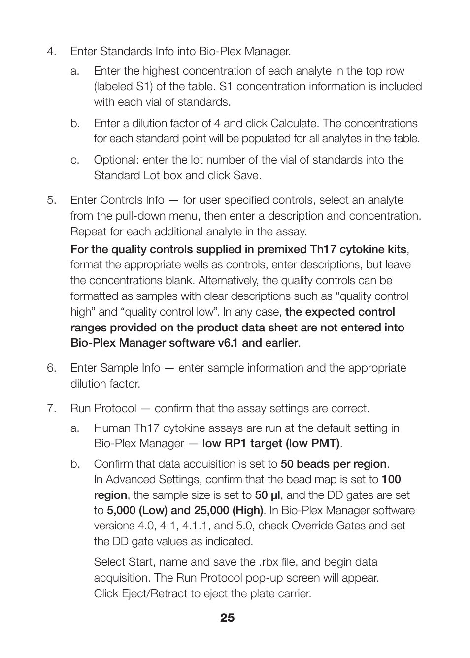 Bio-Rad Bio-Plex Pro™ Human Th17 Cytokine Assays User Manual | Page 27 / 42