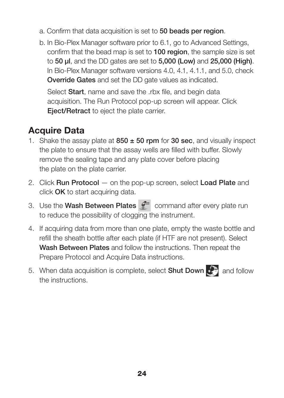 Acquire data | Bio-Rad Apoptosis Assays User Manual | Page 26 / 37