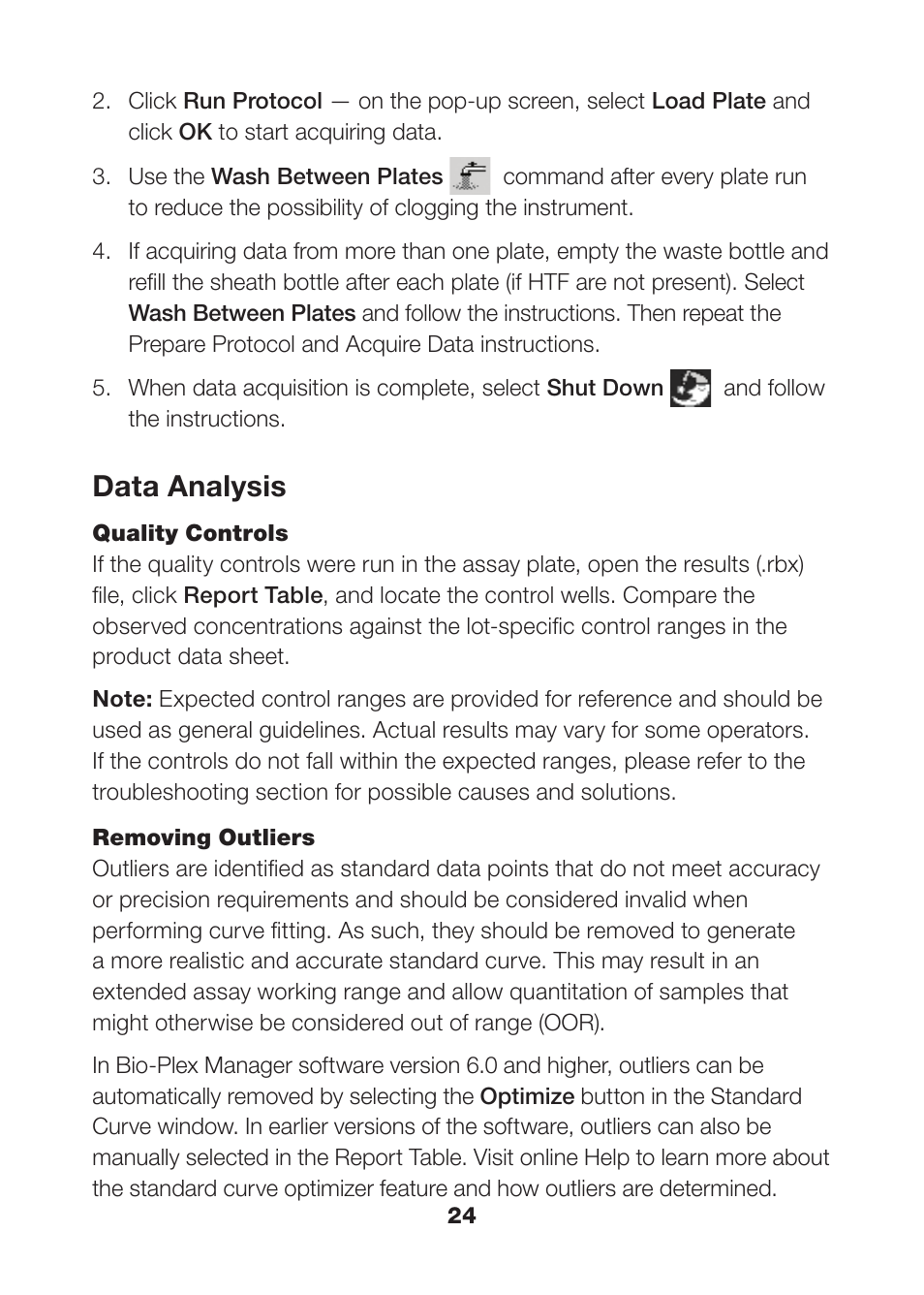 Data analysis | Bio-Rad Human Metabolic and Hormone Assays User Manual | Page 26 / 36