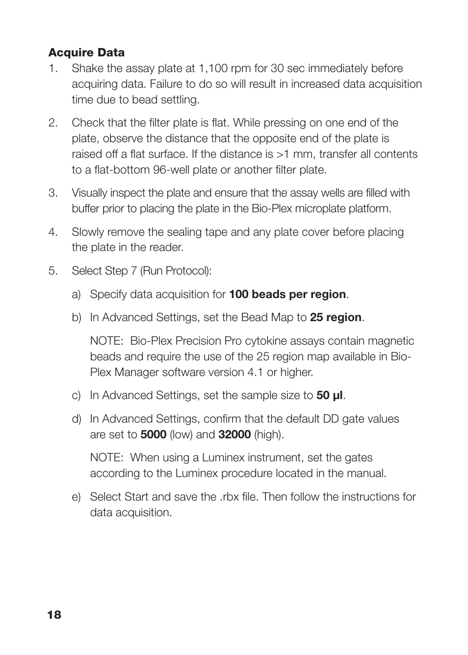 Bio-Rad Bio-Plex® Precision Pro™ Human Cytokine Assays User Manual | Page 20 / 28