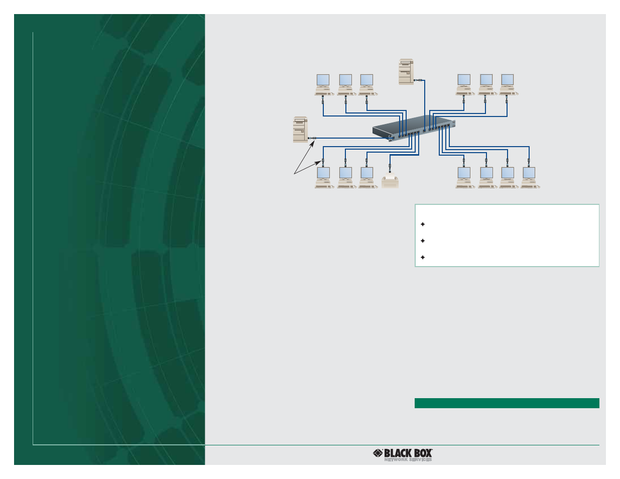 2 of 2, Features, Overview | What‘s included, Tech specs | Black Box Active Star AS/400 5250 User Manual | Page 2 / 2