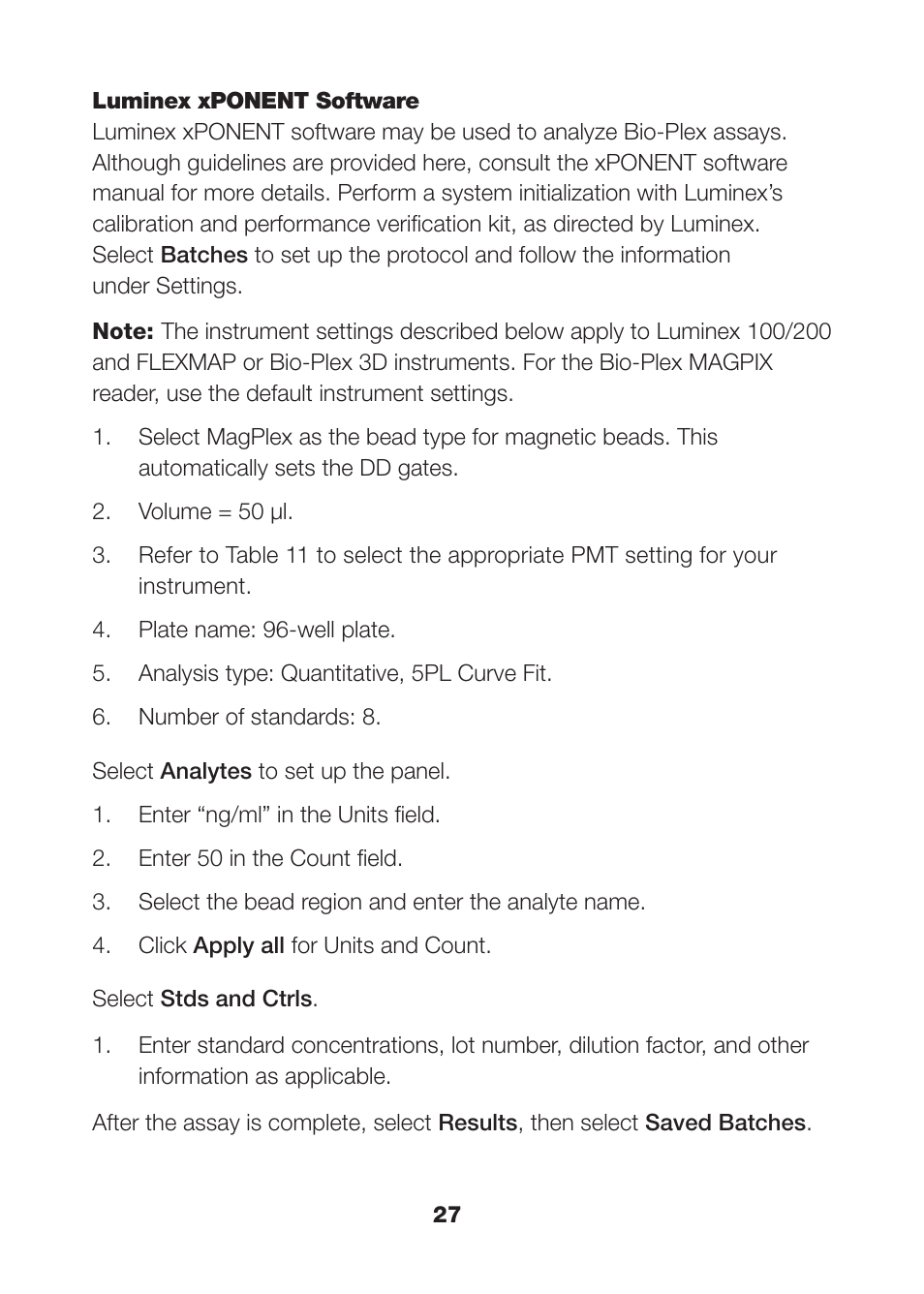 Bio-Rad Bio-Plex Pro™ Human Isotyping Assays User Manual | Page 29 / 39