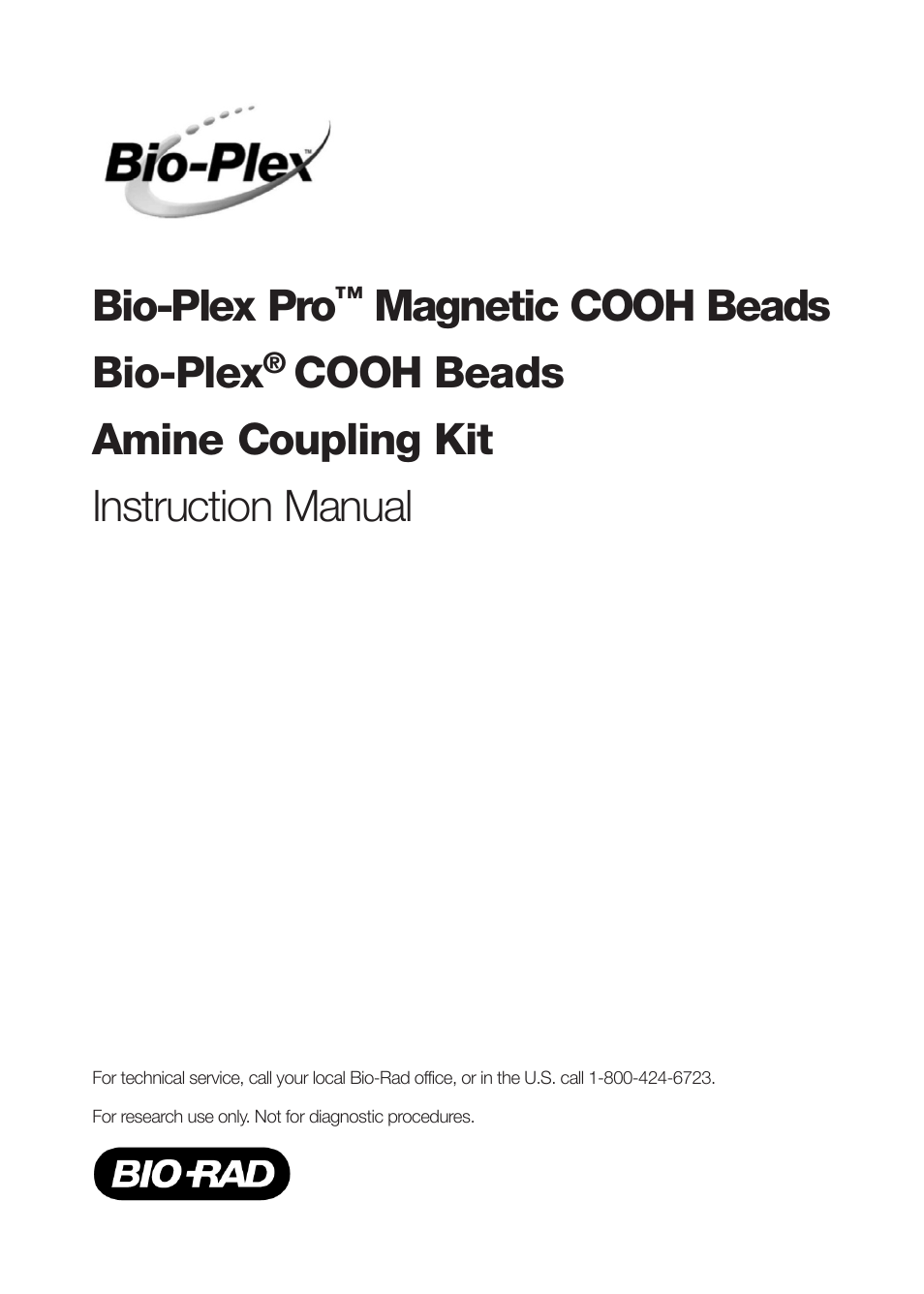 Bio-Rad Nonmagnetic Beads and Related Reagents User Manual | 37 pages