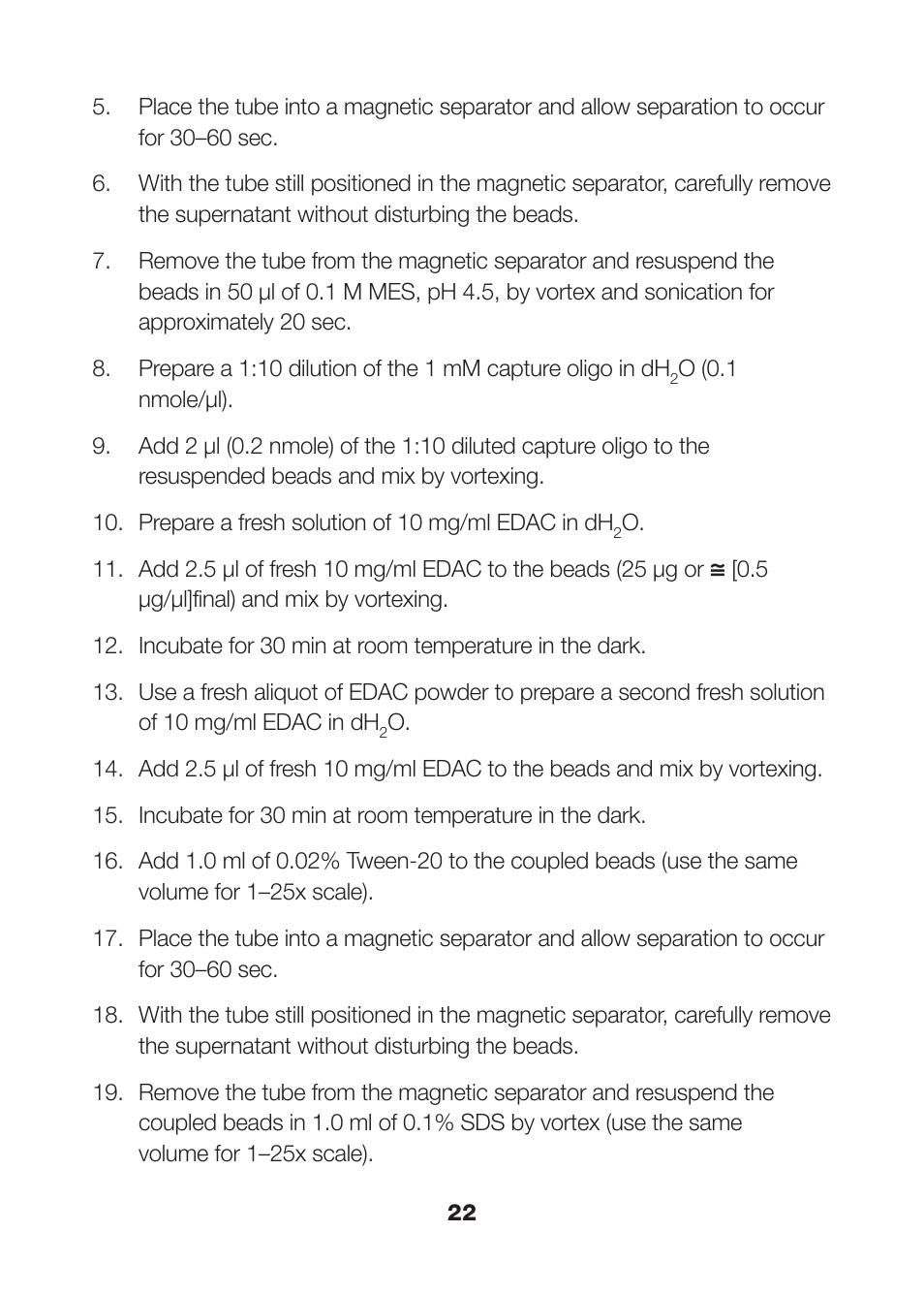 Bio-Rad Nonmagnetic Beads and Related Reagents User Manual | Page 24 / 37