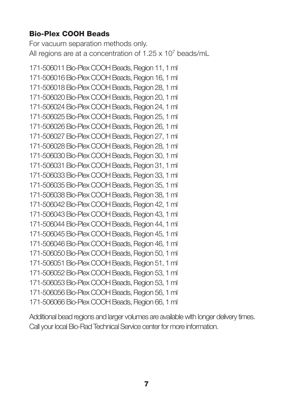 Bio-Rad Nonmagnetic Beads and Related Reagents User Manual | Page 9 / 37