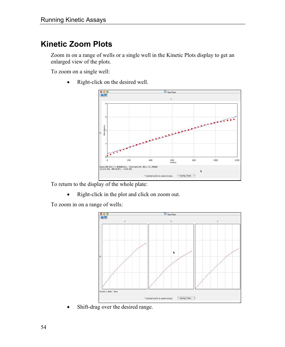 Kinetic zoom plots | Bio-Rad Microplate Manager Software User Manual | Page 62 / 112