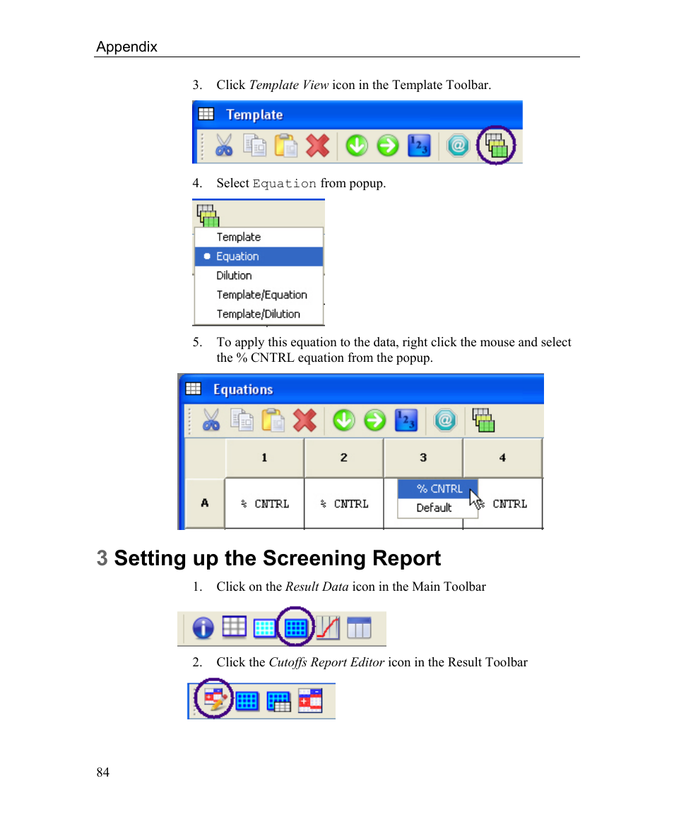 3 setting up the screening report, 3setting up the screening report | Bio-Rad Microplate Manager Software User Manual | Page 92 / 112