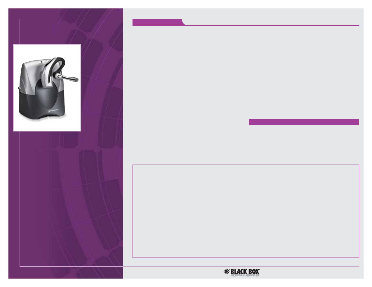 3 of 3 | Black Box Plantronics 510SL User Manual | Page 3 / 3