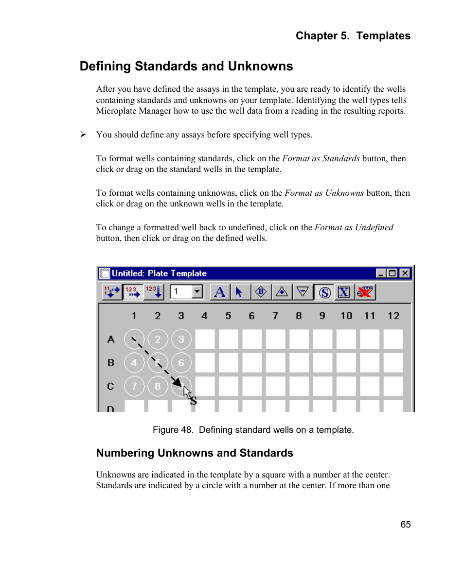 Defining standards and unknowns | Bio-Rad Model 680 Microplate Reader Accessories User Manual | Page 73 / 150