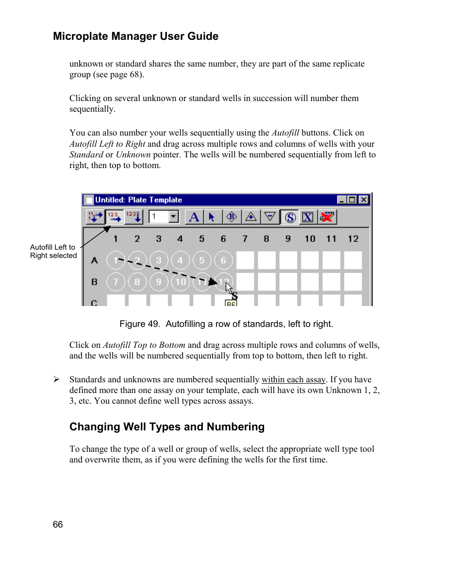 Microplate manager user guide, Changing well types and numbering | Bio-Rad Model 680 Microplate Reader Accessories User Manual | Page 74 / 150