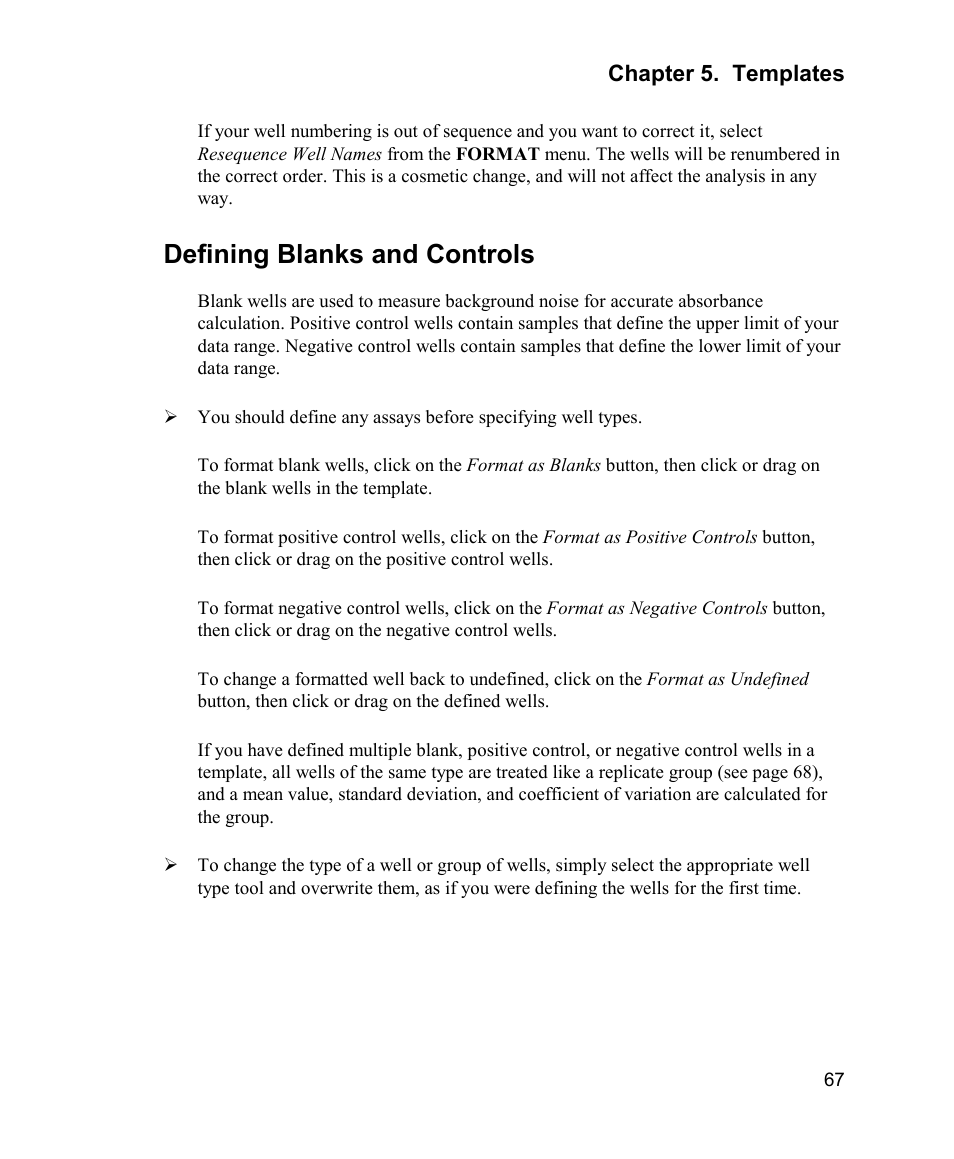 Defining blanks and controls | Bio-Rad Model 680 Microplate Reader Accessories User Manual | Page 75 / 150
