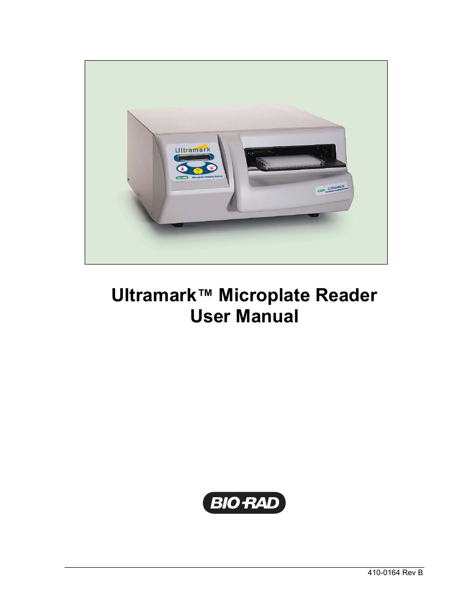 Bio-Rad Model 550, Ultramark, and Benchmark Microplate Reader Accessories User Manual | 31 pages