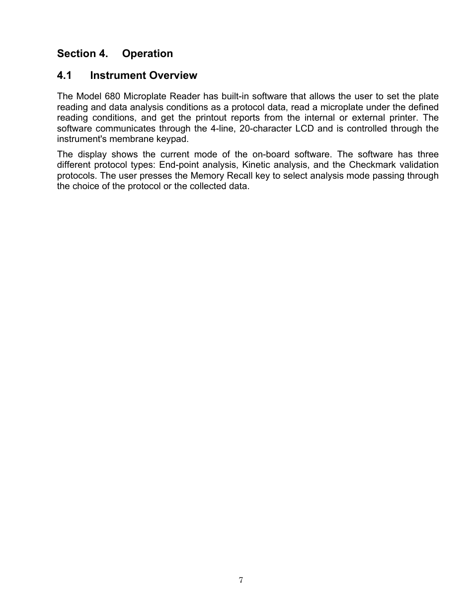 Bio-Rad Model 680 Microplate Reader Accessories User Manual | Page 11 / 68