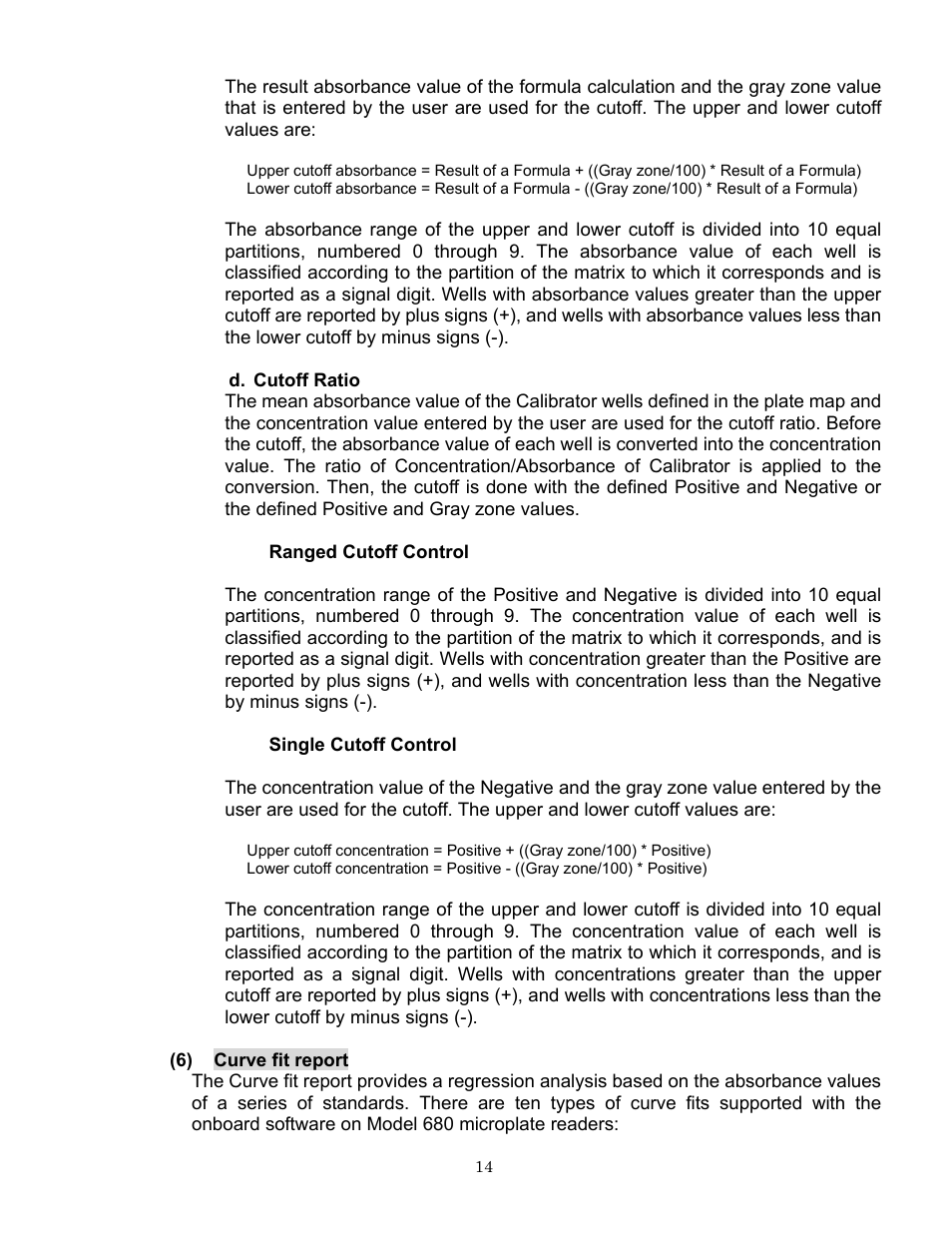 Bio-Rad Model 680 Microplate Reader Accessories User Manual | Page 18 / 68