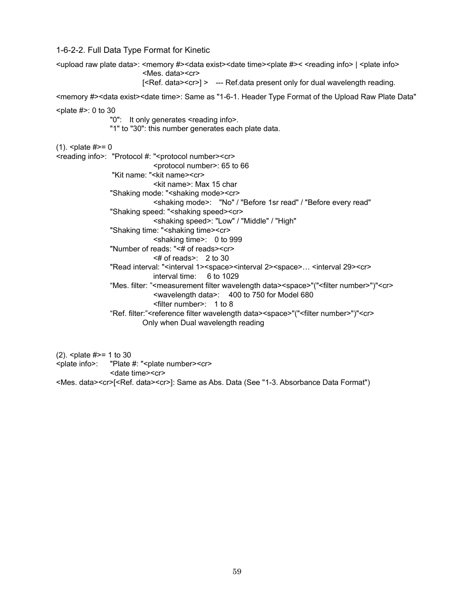 Bio-Rad Model 680 Microplate Reader Accessories User Manual | Page 63 / 68
