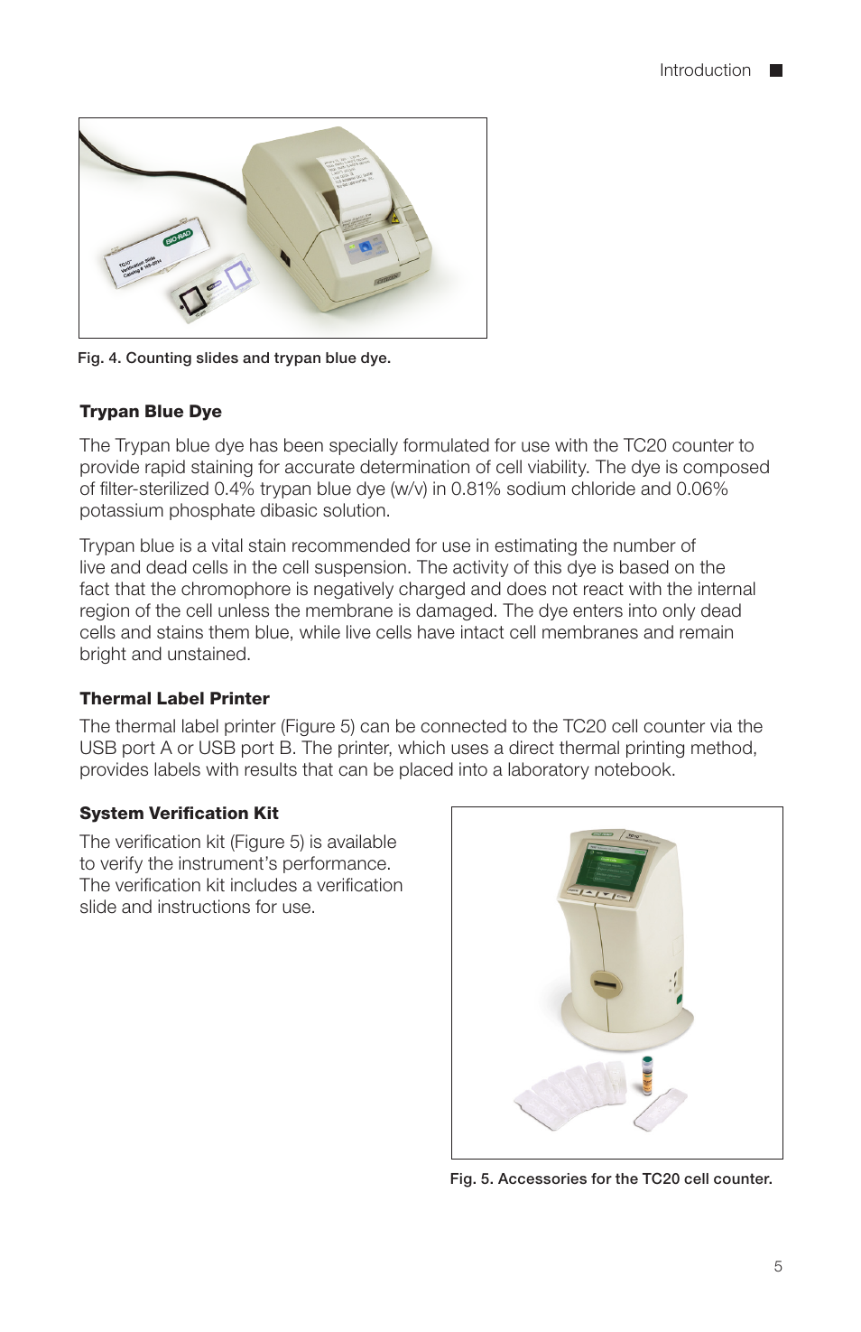 Bio-Rad TC20™ Automated Cell Counter User Manual | Page 12 / 34