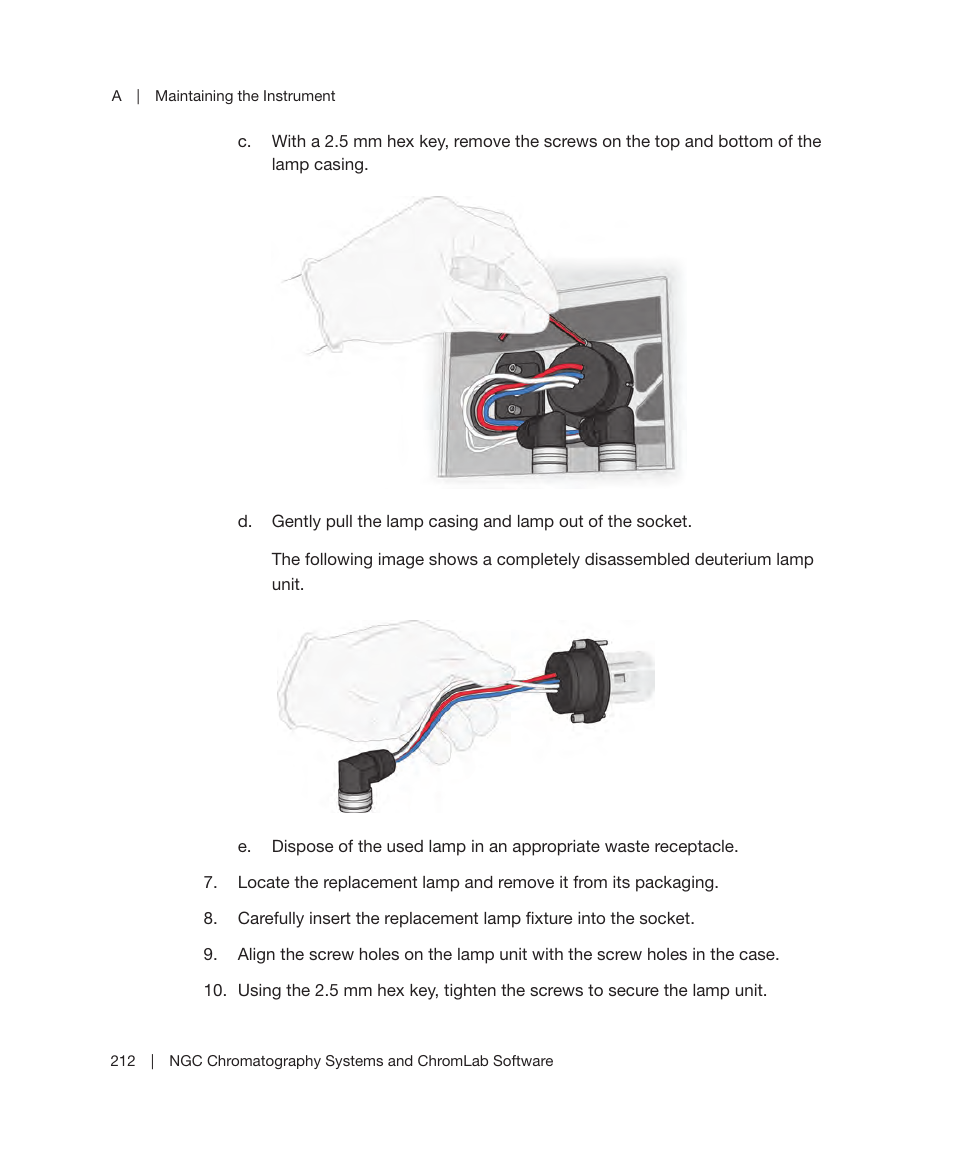 Bio-Rad ChromLab™ Software User Manual | Page 214 / 306