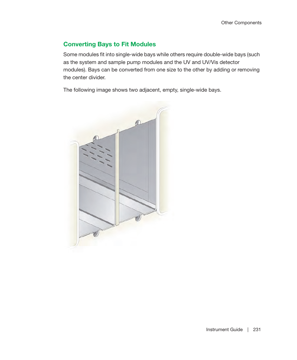Converting bays to fit modules | Bio-Rad ChromLab™ Software User Manual | Page 233 / 306