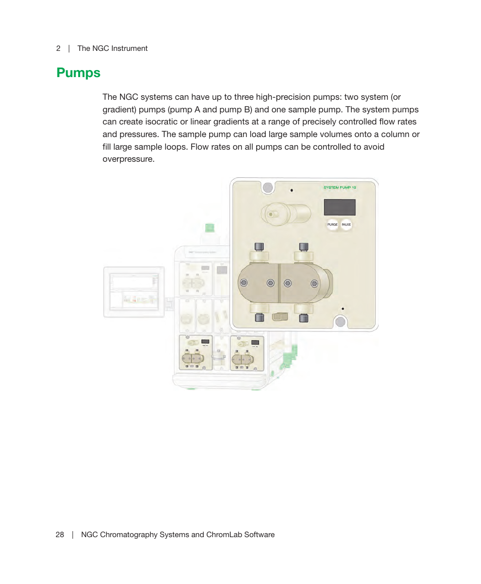 Pumps | Bio-Rad ChromLab™ Software User Manual | Page 30 / 306