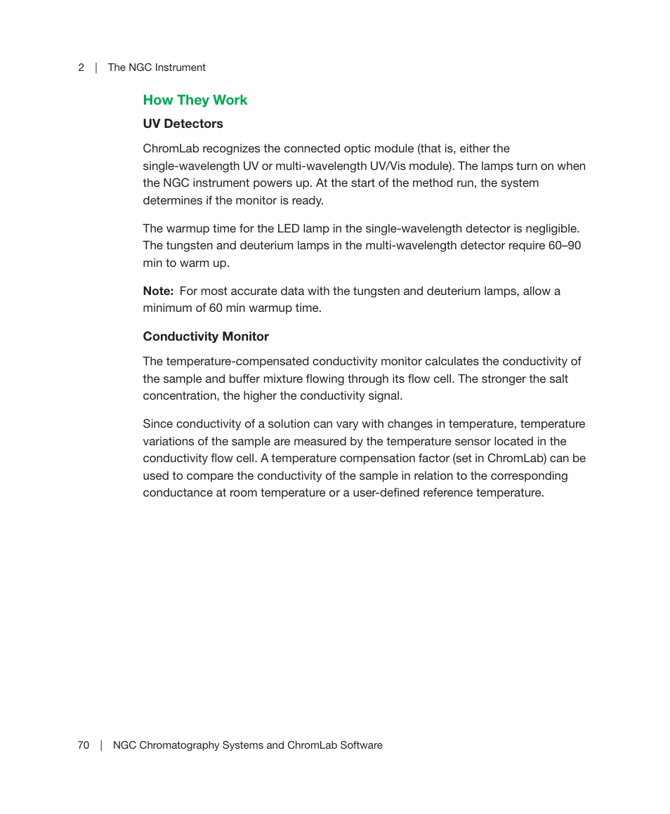 How they work | Bio-Rad ChromLab™ Software User Manual | Page 72 / 306