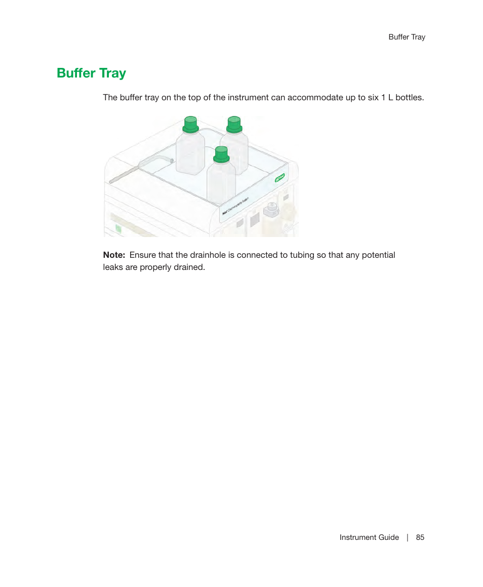 Buffer tray | Bio-Rad ChromLab™ Software User Manual | Page 87 / 306