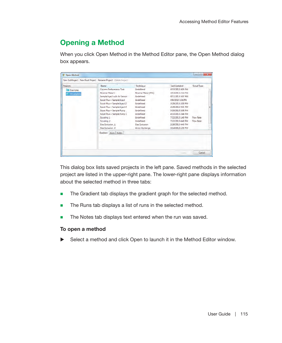 Opening a method | Bio-Rad ChromLab™ Software User Manual | Page 117 / 300
