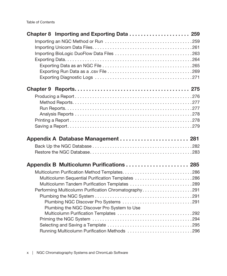 Bio-Rad ChromLab™ Software User Manual | Page 12 / 300