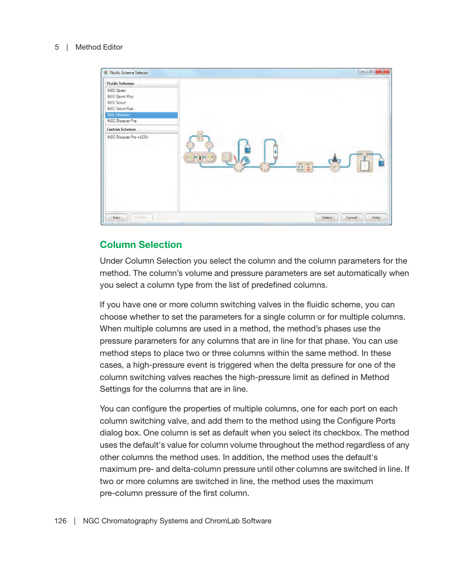 Column selection | Bio-Rad ChromLab™ Software User Manual | Page 128 / 300