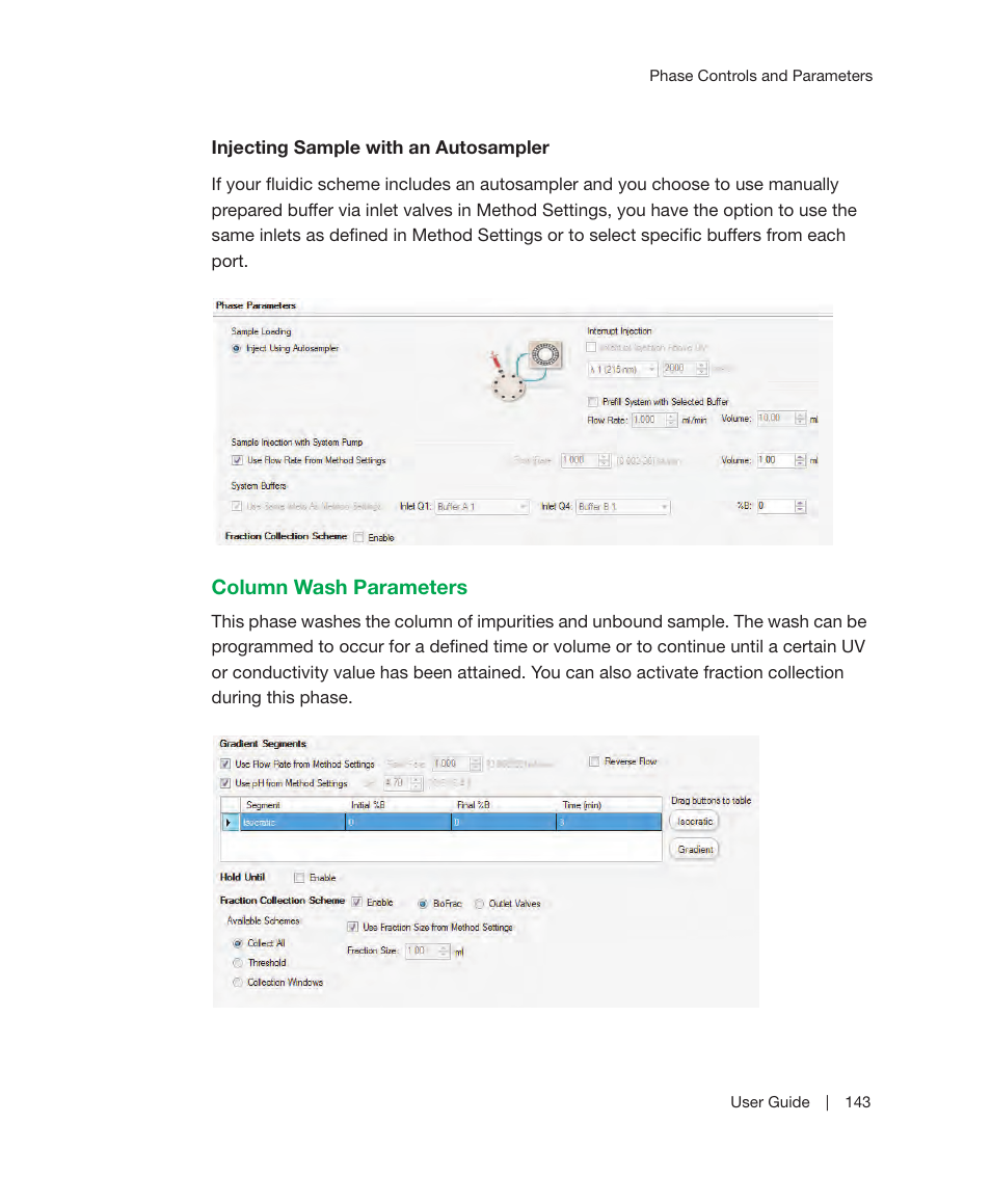 Column wash parameters | Bio-Rad ChromLab™ Software User Manual | Page 145 / 300