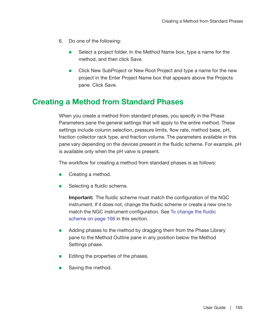 Creating a method from standard phases | Bio-Rad ChromLab™ Software User Manual | Page 167 / 300