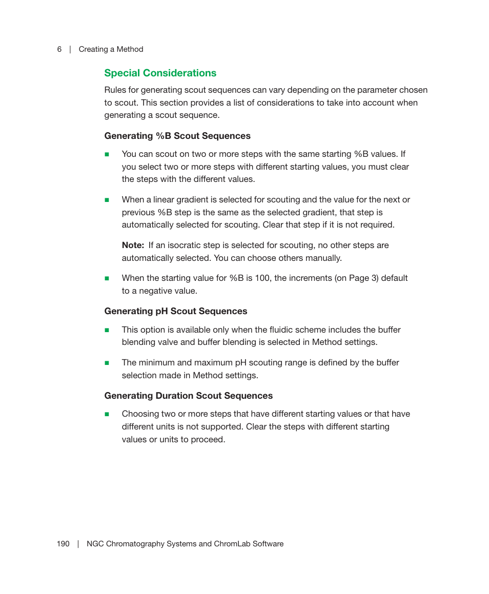 Special considerations | Bio-Rad ChromLab™ Software User Manual | Page 192 / 300