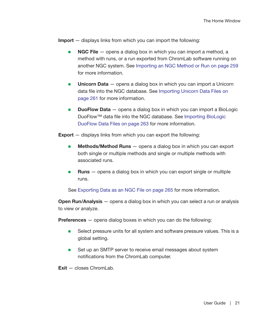Bio-Rad ChromLab™ Software User Manual | Page 23 / 300