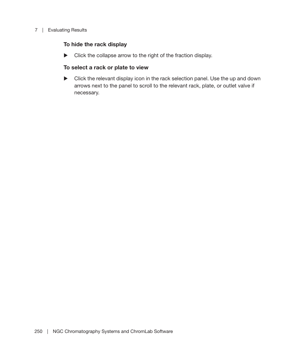 Bio-Rad ChromLab™ Software User Manual | Page 252 / 300