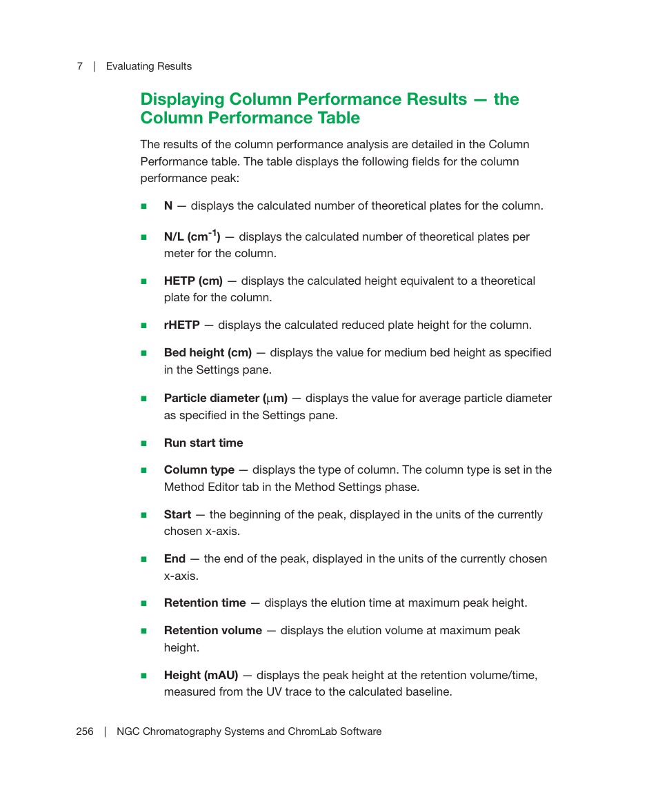 Bio-Rad ChromLab™ Software User Manual | Page 258 / 300