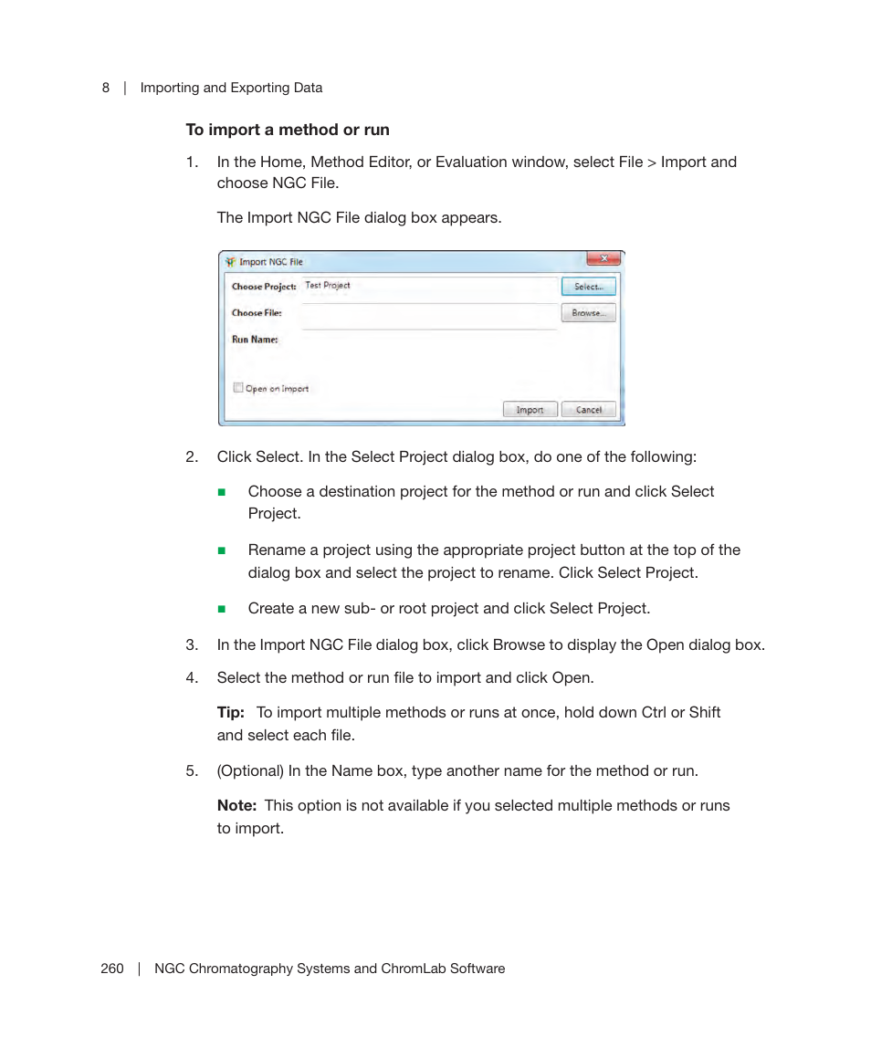 Bio-Rad ChromLab™ Software User Manual | Page 262 / 300